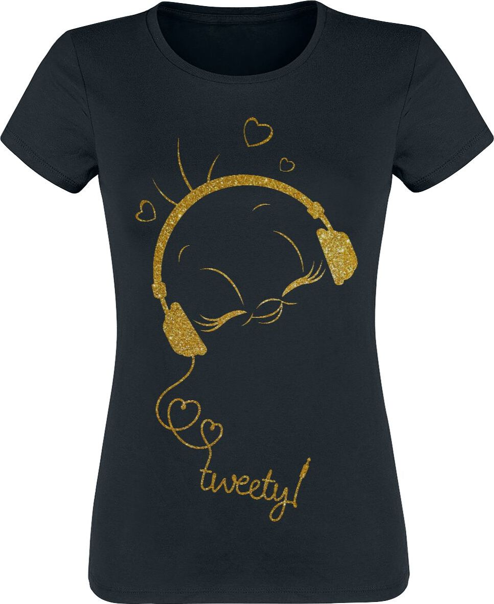 Looney Tunes Tweety - Music Dámské tričko černá - Merchstore.cz