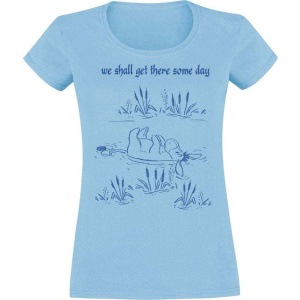Medvídek Pu I-Aah - We Shall Get There Some Day Dámské tričko světle modrá - Merchstore.cz