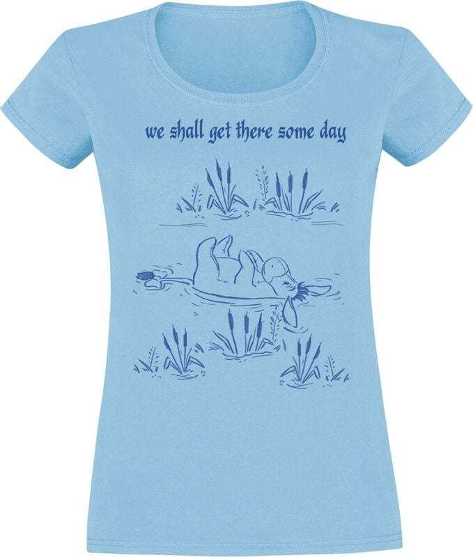 Medvídek Pu I-Aah - We Shall Get There Some Day Dámské tričko světle modrá - Merchstore.cz Medvídek Pu I-Aah - We Shall Get There Some Day Dámské tričko světle modrá - Merchstore.cz