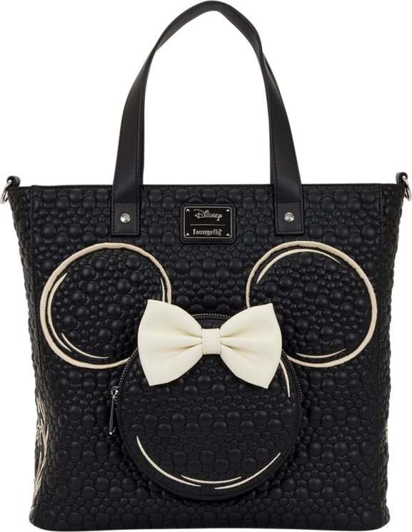 Mickey & Minnie Mouse Loungefly - Minnie Mouse Kabelka cerná/bílá - Merchstore.cz