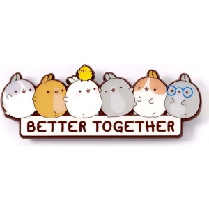 Molang Better Together Odznak stríbrná - Merchstore.cz