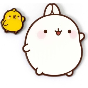 Molang Molang & Piu Piu Odznak stríbrná - Merchstore.cz