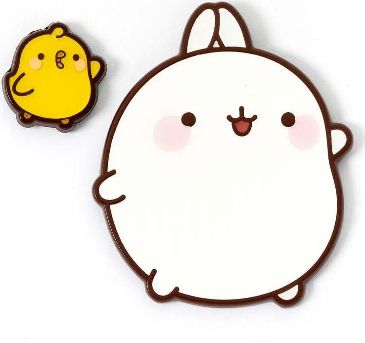 Molang Molang & Piu Piu Odznak stríbrná - Merchstore.cz Molang Molang & Piu Piu Odznak stríbrná - Merchstore.cz