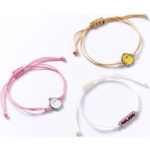 Molang Náramek přátelství Molang & Piu Piu náramek vícebarevný