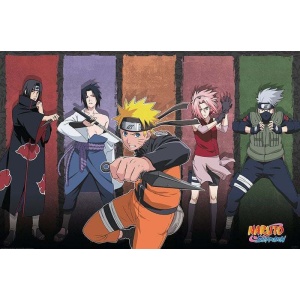 Naruto Shippuden - Naruto & Allies plakát vícebarevný