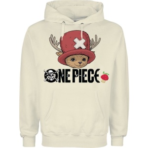 One Piece Chopper - Logo Mikina s kapucí přírodní