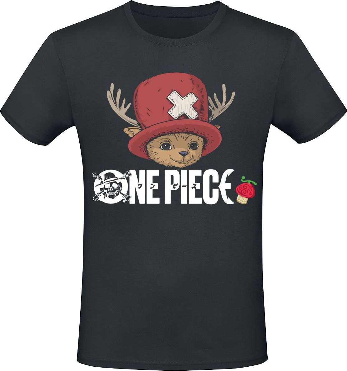 One Piece Chopper Tričko černá - Merchstore.cz One Piece Chopper Tričko černá - Merchstore.cz
