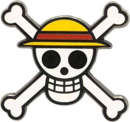 One Piece Skull - Luffy Odznak vícebarevný - Merchstore.cz