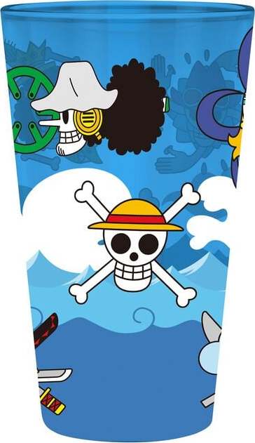 One Piece Skulls sklenicka vícebarevný - Merchstore.cz