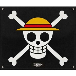 One Piece Strawhat vlajka vícebarevný