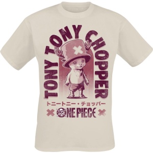 One Piece Tony Tony Chopper Tričko přírodní - Merchstore.cz