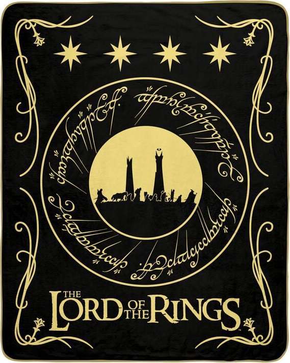 Pán prstenů Deka The Lord of the Rings - The Fellowship of the Ring Deka vícebarevný - Merchstore.cz