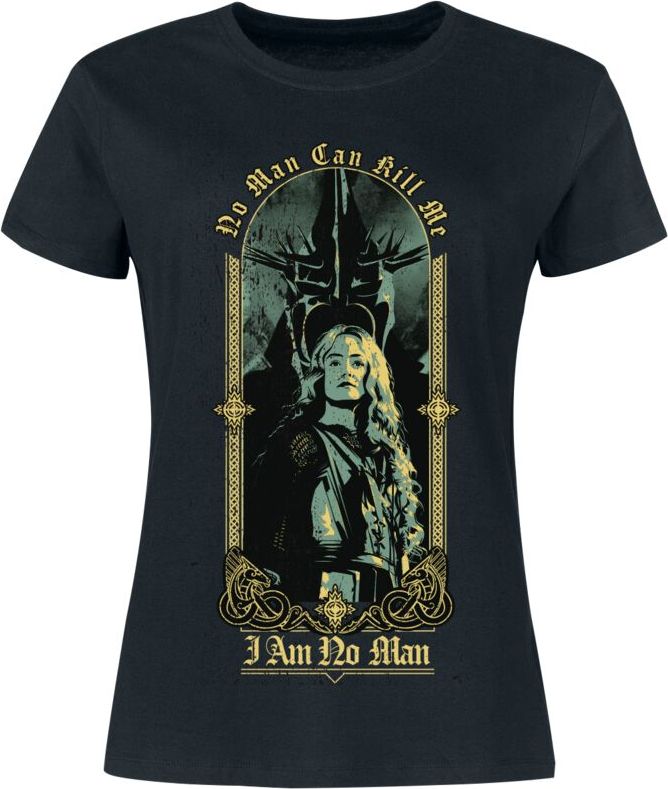 Pán prstenů Éowyn: I am no Man Dámské tričko černá - Merchstore.cz