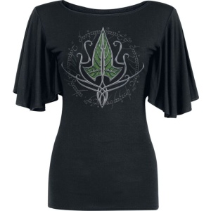 Pán prstenů Frodo Leaf Dámské tričko černá