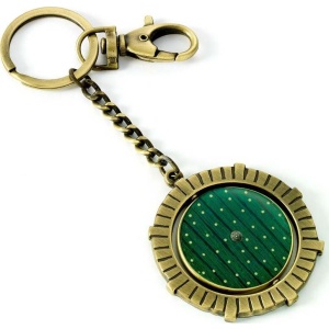 Pán prstenů Hobbit Door Klíčenka zlatá - Merchstore.cz