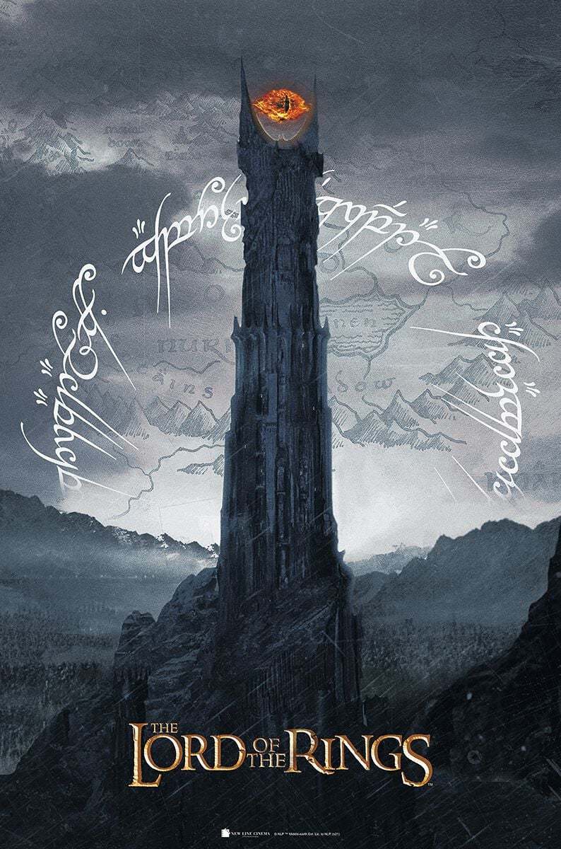 Pán prstenů Sauron's Tower plakát vícebarevný - Merchstore.cz
