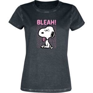 Peanuts Snoopy - Bleah! Dámské tričko černá