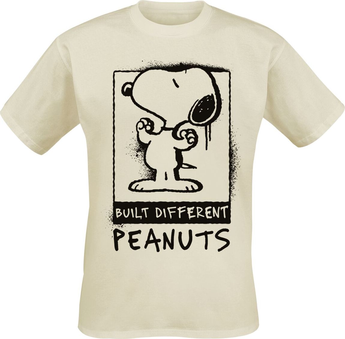 Peanuts Snoopy - Built Different Tričko vícebarevný - Merchstore.cz