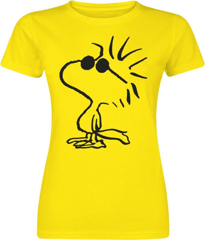 Peanuts Woodstock Dámské tričko žlutá - Merchstore.cz