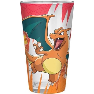 Pokémon Charizard sklenicka transparentní