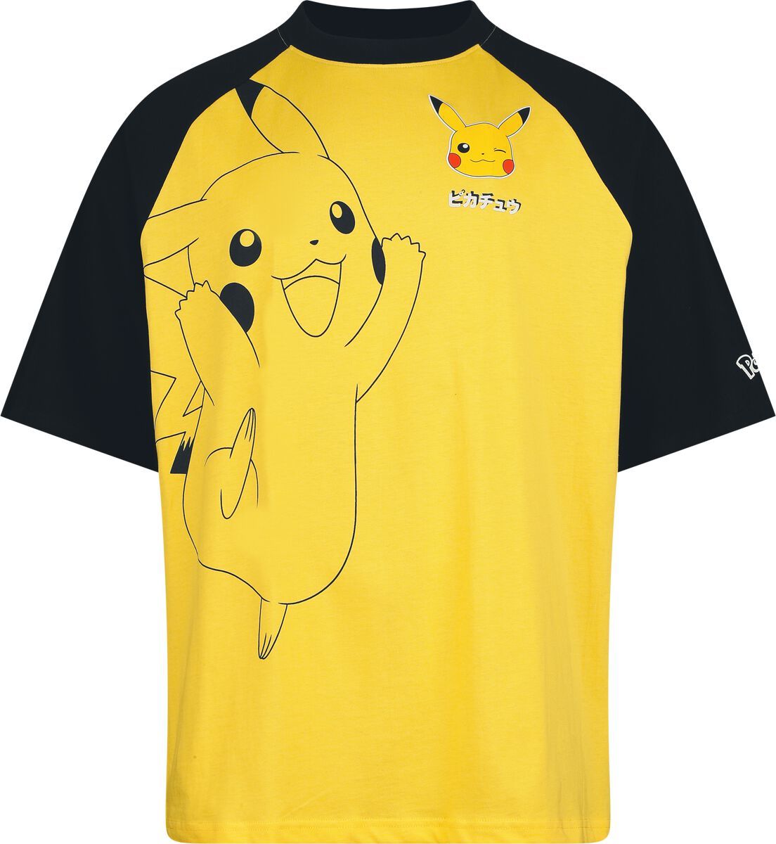Pokémon Pikachu - Oversize Tričko žlutá - Merchstore.cz