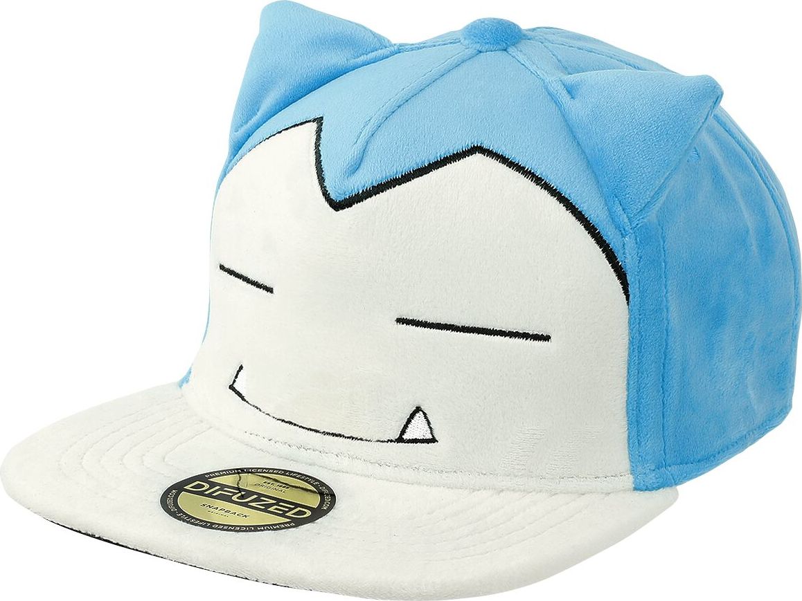 Pokémon Plyšák Snorlax kšiltovka modrá/bílá - Merchstore.cz Pokémon Plyšák Snorlax kšiltovka modrá/bílá - Merchstore.cz