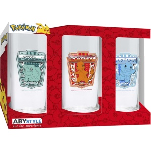 Pokémon Sada skleniček sada sklenicek průhledný - Merchstore.cz