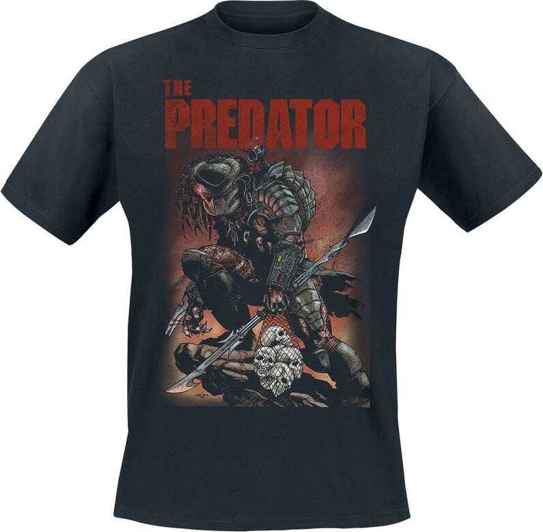 Predator Skull Hunter Tričko černá - Merchstore.cz