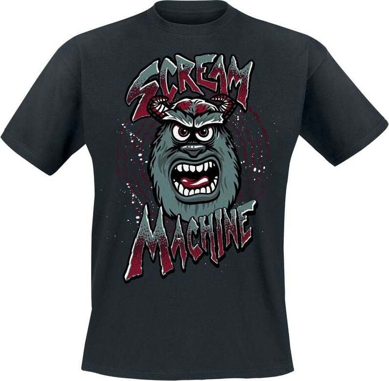Príšerky sro Sulley Scream Machine Tričko černá - Merchstore.cz