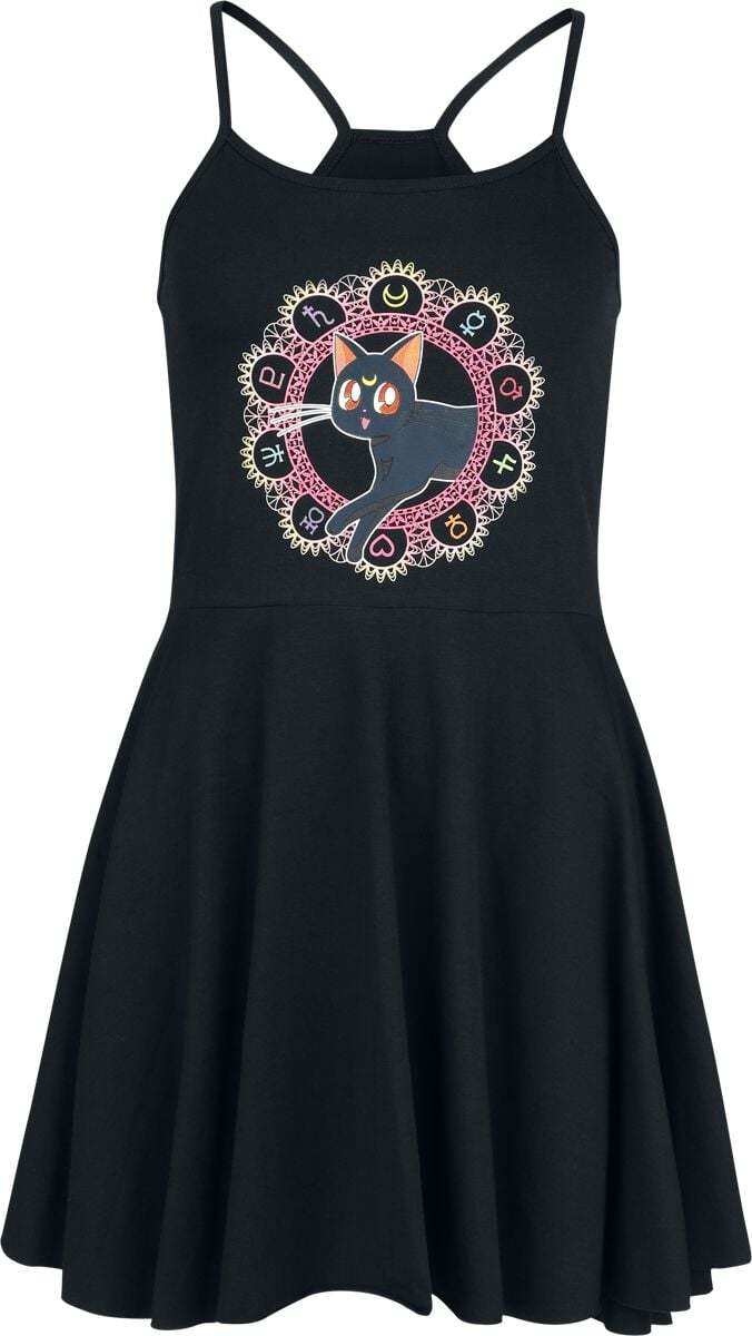 Sailor Moon Luna Šaty černá - Merchstore.cz