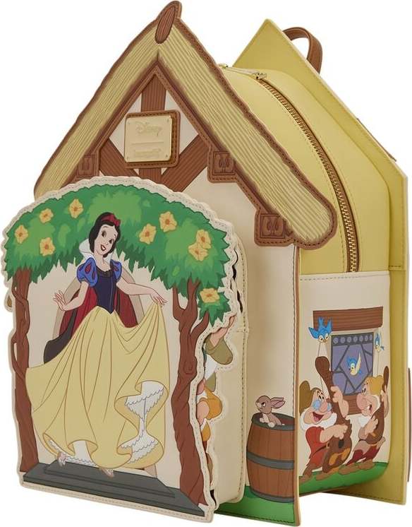 Sněhurka a sedm trpaslíků Loungefly - Cottage Batoh vícebarevný - Merchstore.cz