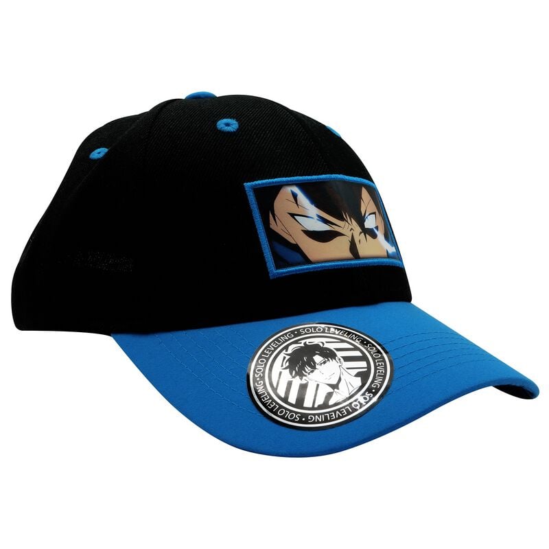 Solo Leveling Jinwoo Kšiltovka cerná/modrá - Merchstore.cz