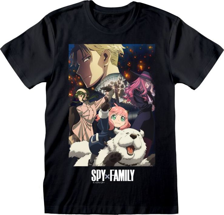 Spy x Family Family Joy Tričko černá - Merchstore.cz