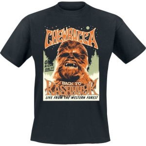 Star Wars Chewbacca Tričko černá - Merchstore.cz