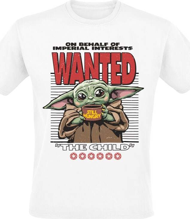 Star Wars The Mandalorian - Grogu - Wanted On Behalf Of Imperial Interests Tričko bílá - Merchstore.cz Star Wars The Mandalorian - Grogu - Wanted On Behalf Of Imperial Interests Tričko bílá - Merchstore.cz