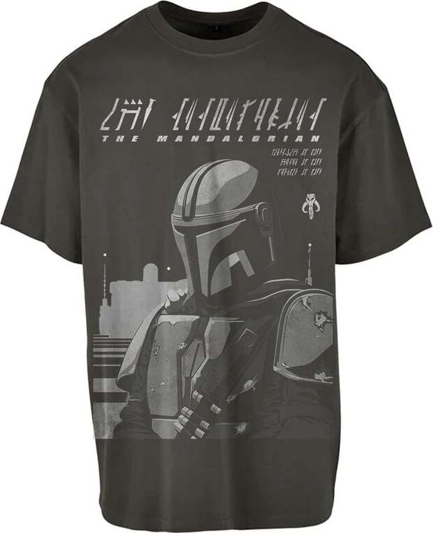 Star Wars The Mandalorian - Mando Tričko šedá - Merchstore.cz