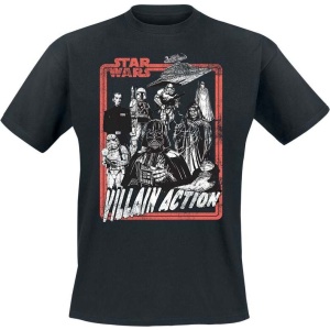 Star Wars Villain Action Tričko černá