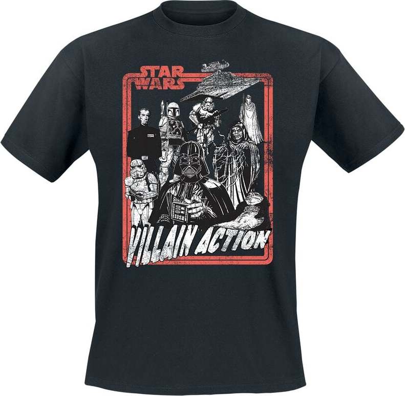 Star Wars Villain Action Tričko černá - Merchstore.cz Star Wars Villain Action Tričko černá - Merchstore.cz