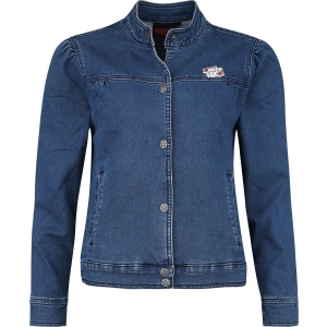Stranger Things Nancy Wheeler Dámská dzínsová bunda džínová/modrá - Merchstore.cz