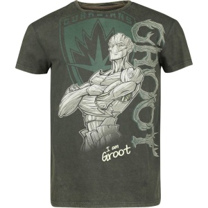 Strážci galaxie Groot Tričko tmave zelená