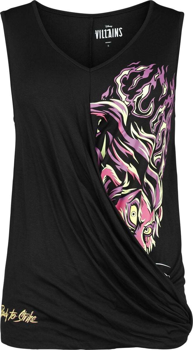 The Lion King Disney Villains: Scar Dámský tank top černá - Merchstore.cz