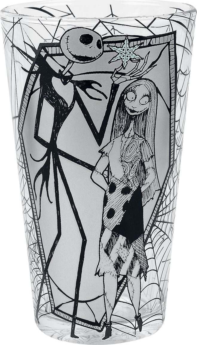 The Nightmare Before Christmas Jack & Sally sklenicka standard - Merchstore.cz The Nightmare Before Christmas Jack & Sally sklenicka standard - Merchstore.cz
