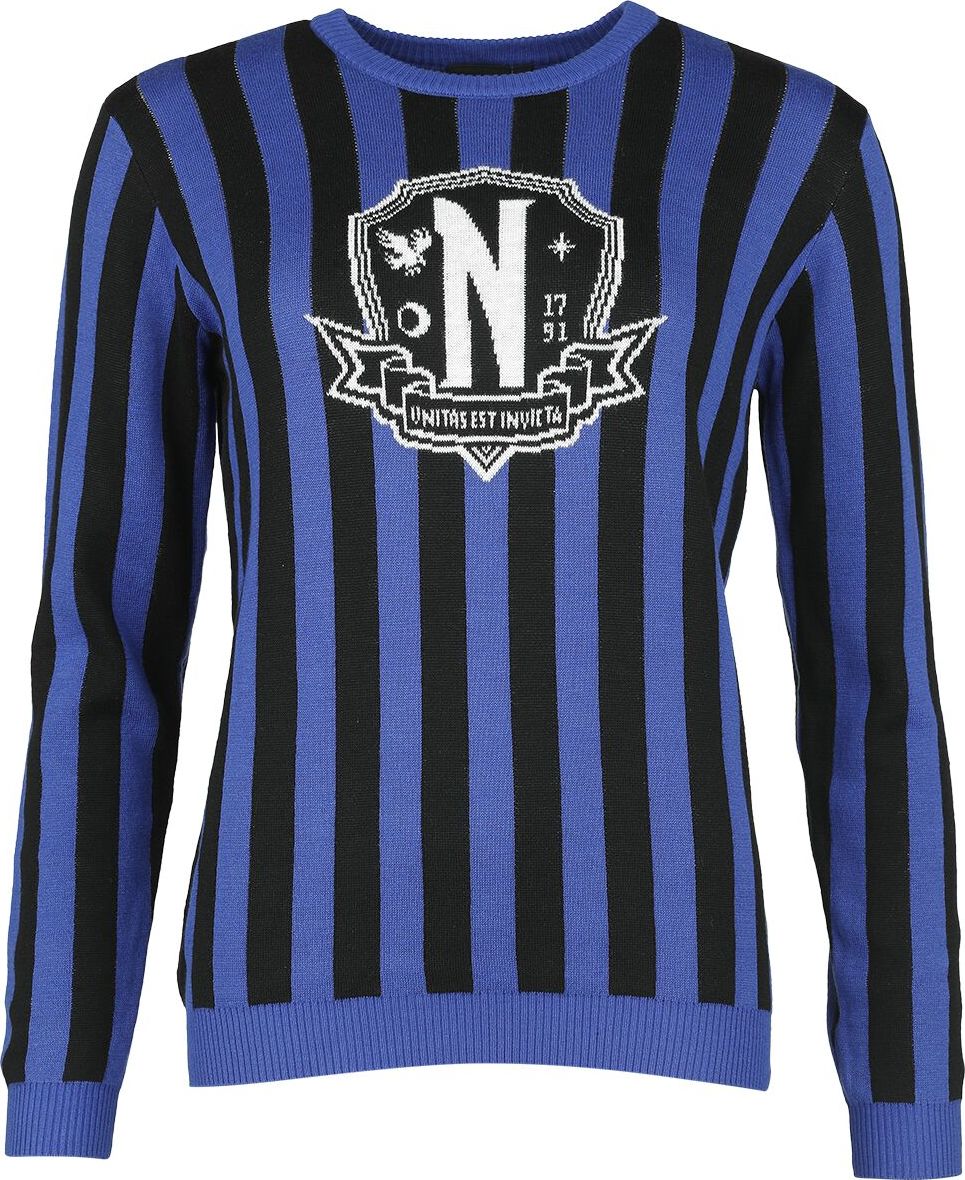 Wednesday Nevermore Pletený svetr vícebarevný - Merchstore.cz Wednesday Nevermore Pletený svetr vícebarevný - Merchstore.cz