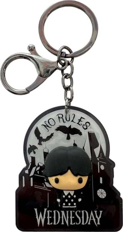 Wednesday Wednesday Klíčenka vícebarevný - Merchstore.cz Wednesday Wednesday Klíčenka vícebarevný - Merchstore.cz