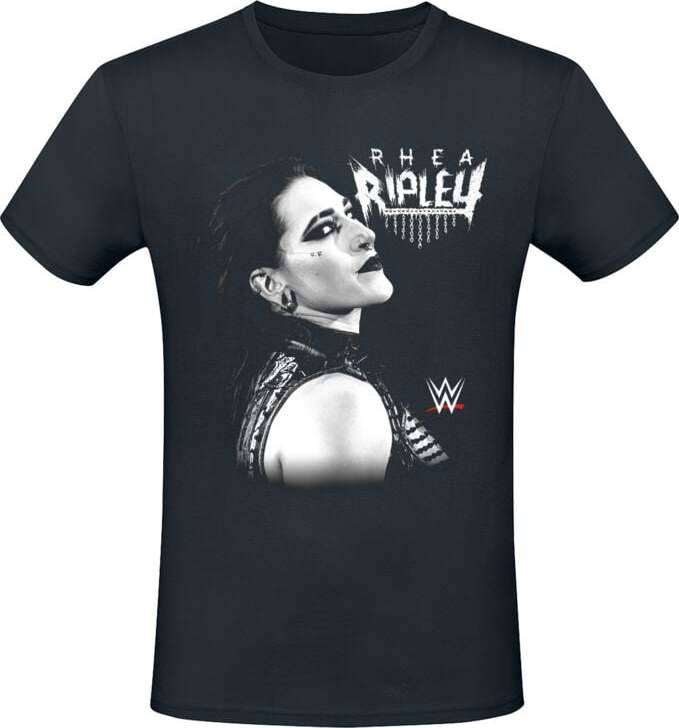 WWE Rhea Ripley - Faded Photo Tričko černá - Merchstore.cz