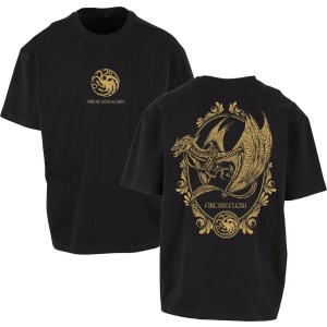 Game Of Thrones House of the Dragon - Fire Made Flesh Tričko černá - Merchstore.cz