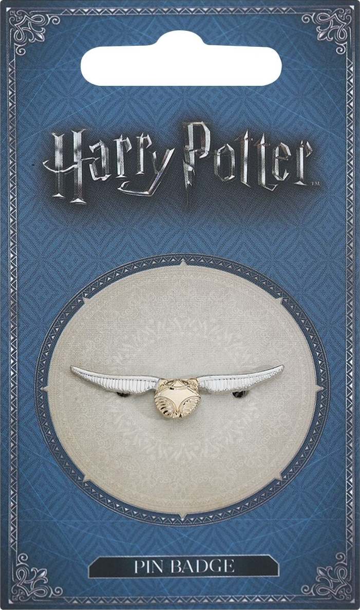 Harry Potter Zlatonka Odznak stríbrná - Merchstore.cz