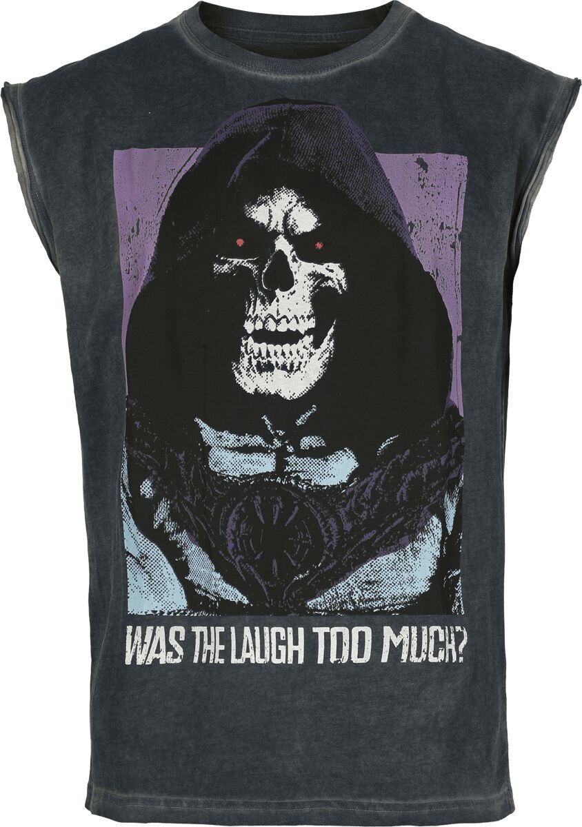 Masters Of The Universe Skeletor - Was The Laugh Too Much? Tank top černá - Merchstore.cz