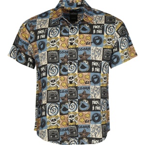Sesame Street Cookie Monster - Krümelmonster - Hawaii Košile vícebarevný - Merchstore.cz