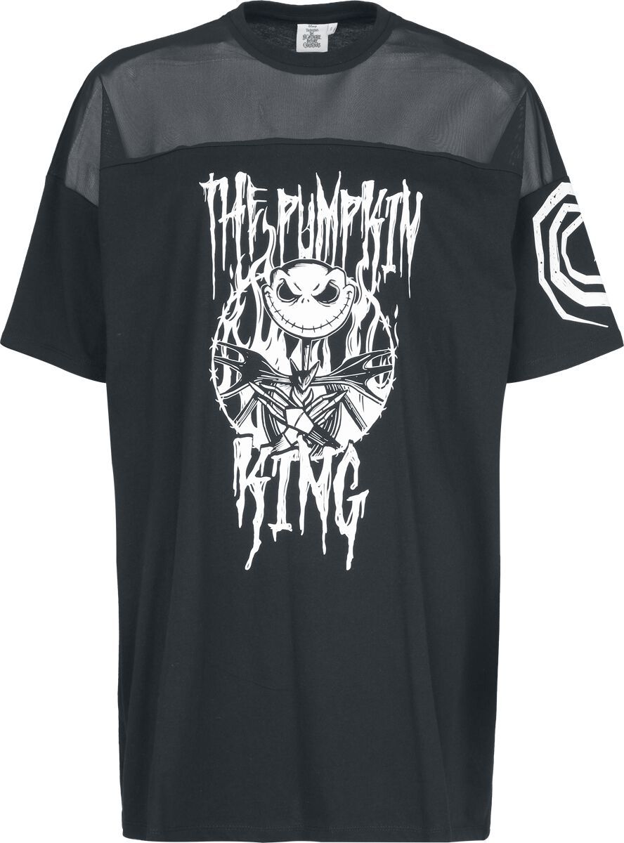 The Nightmare Before Christmas Jack Skellington - Pumpkin King Dámské tričko černá - Merchstore.cz